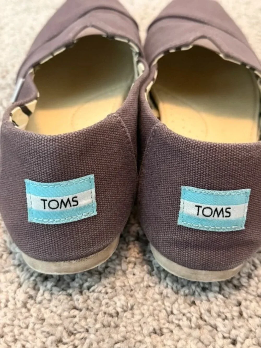 Toms slip shoes